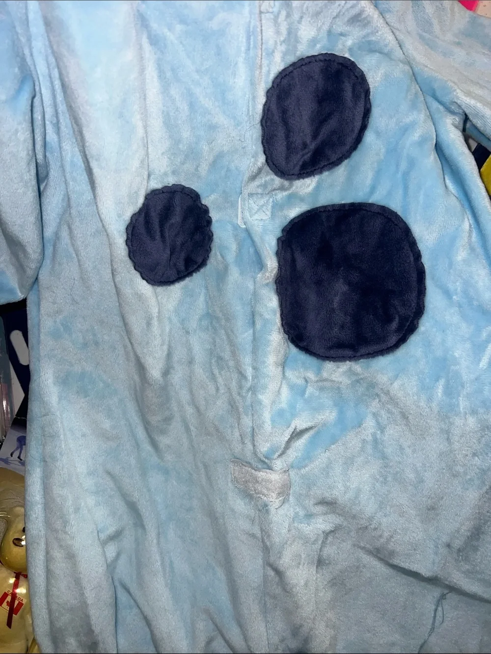 Bluey Character Costume/Cosplay  Jumpsuit with Detachable Hood & Tail Kids